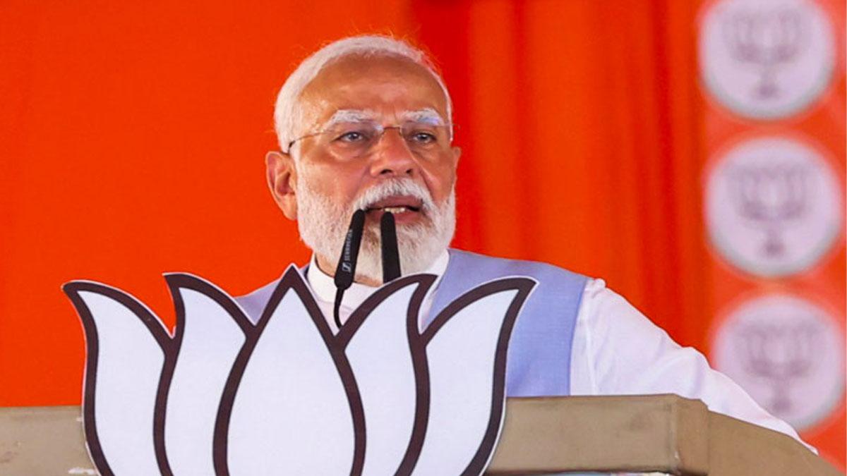 'Congress will bulldoze Ram temple if it comes to power,' says Modi during UP Rally in Barabanki