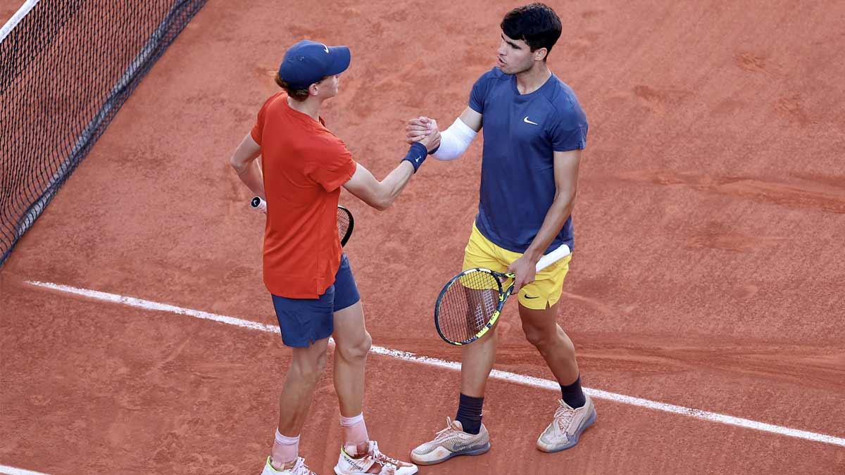 French Open 2024 Carlos Alcaraz beats Jannik Sinner in fiveset