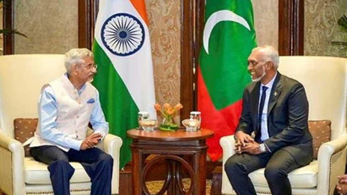 Jaishankar's-Meeting-with-Maldives-President-Muizzu, -says-looking-forward-to-working-together-closely