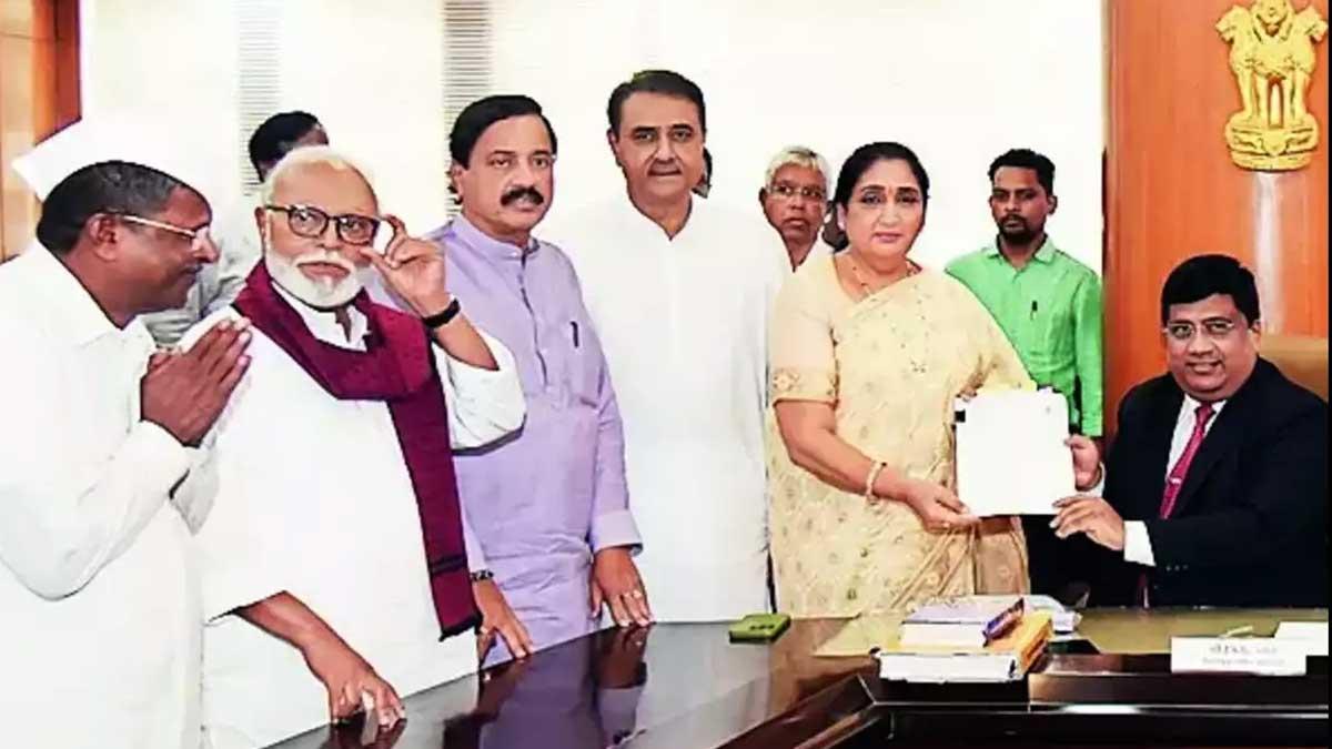Sunetra-Pawar-of-NCP-Speaks-on-Unanimous-Nomination-for-RS-Bypoll