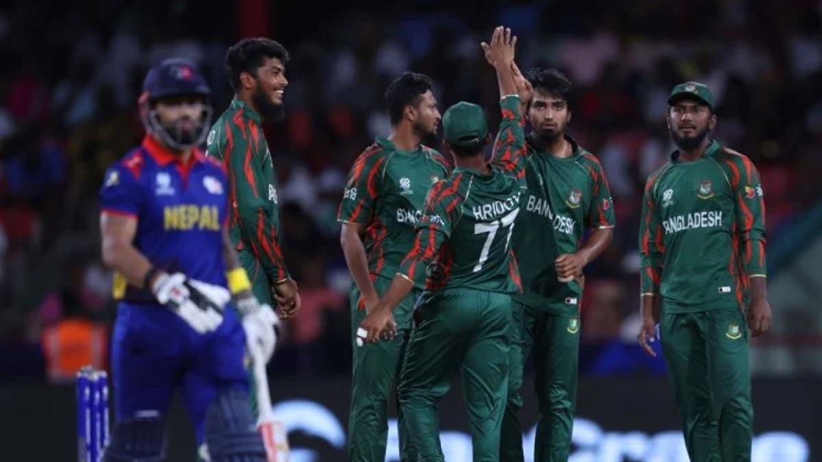 Bangladesh Edge Past Nepal to Secure T20 World Cup Super 8 Spot