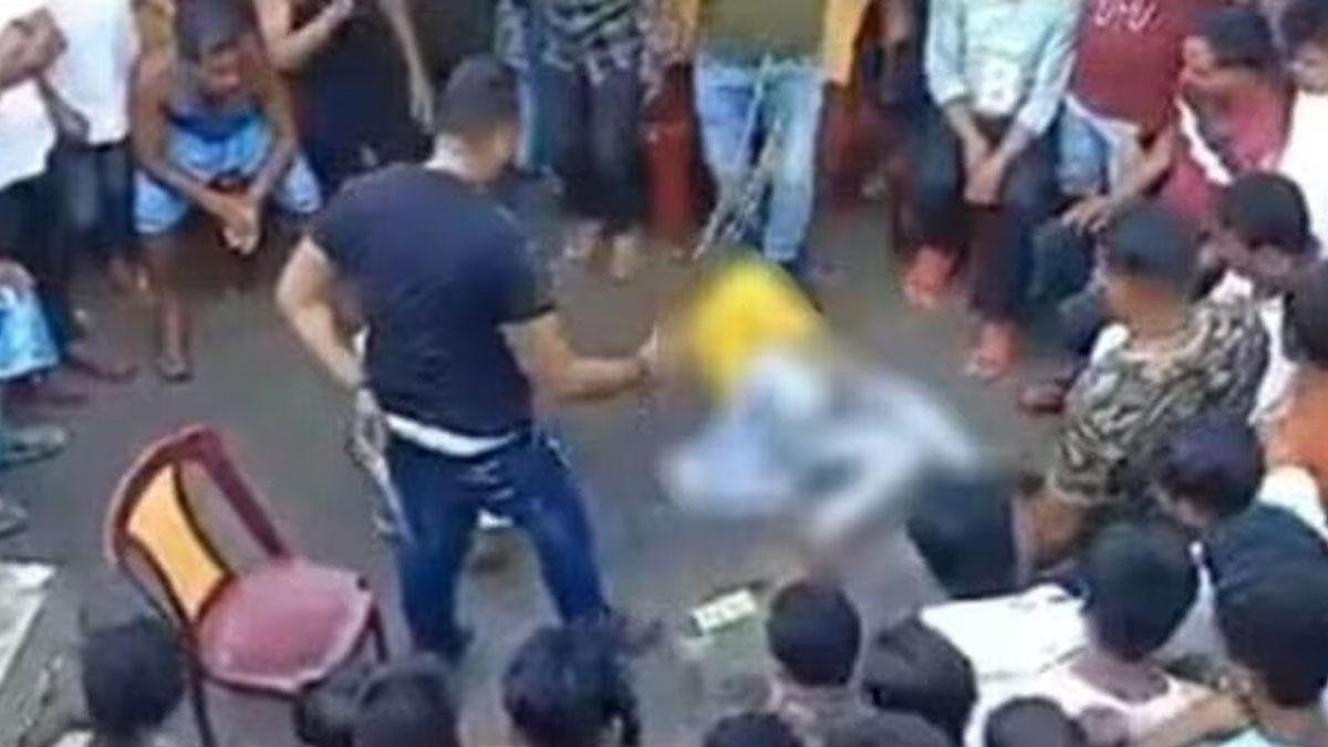 Viral video Captures Brutal Assault on Couple Allegedly in Illicit Relationship in Bengal