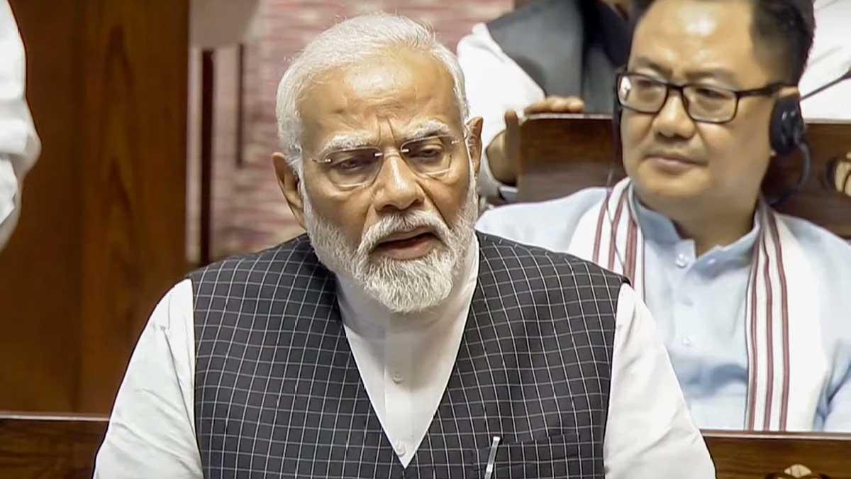 PM Modi Rebukes Opposition, Labels Congress as Primary Adversary of Constitution