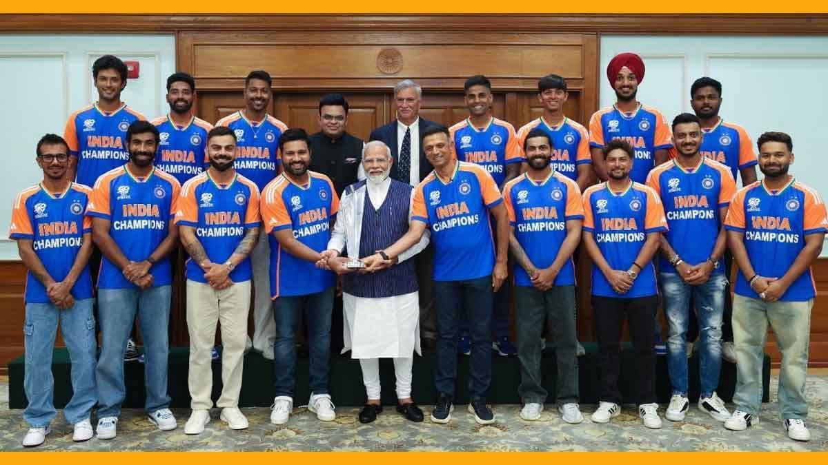 Watch | India's T20 world champs meet PM Modi over breakfast