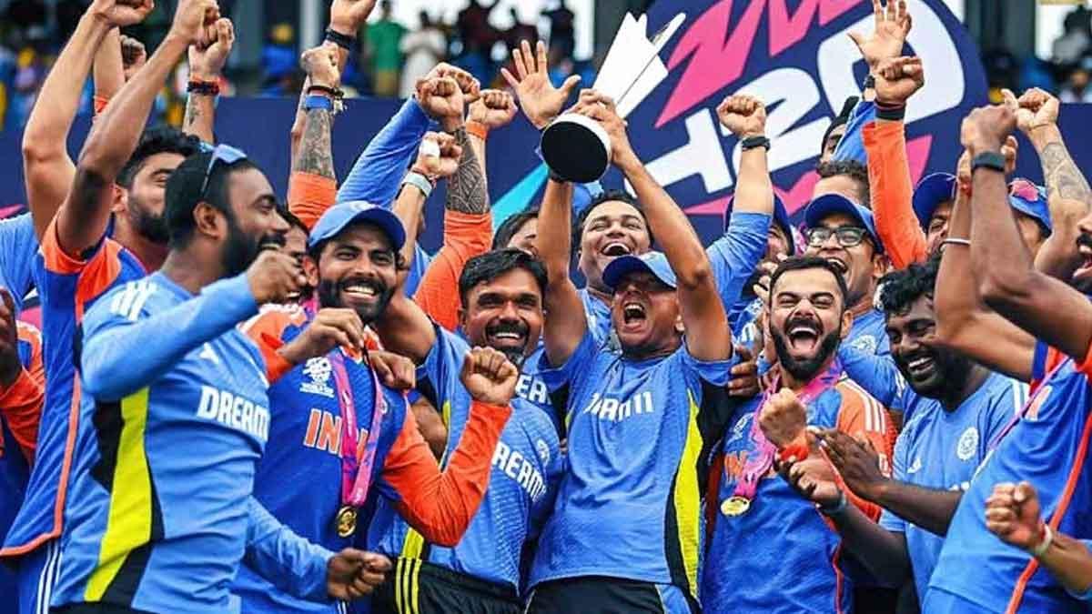 India's T20 World Cup Heroes to Receive Rs 5 Crore Each, Coaching Staff ...