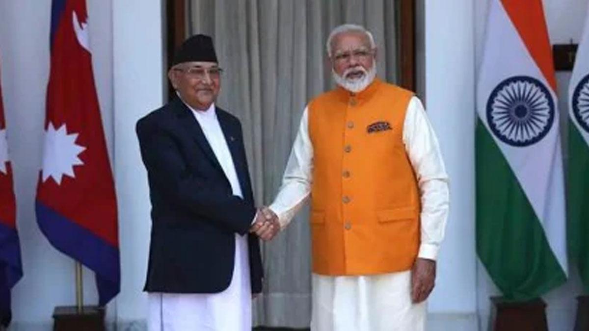Prime-Minister-Narendra-Modi-congratulated-Nepal's-newly-sworn-in-Prime-Minister, -KP-Sharma-Oli
