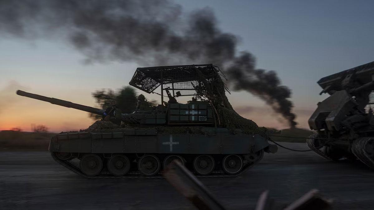 Ukrainian-Drone-Assault-Ignites-Blaze-at-Russian-Military-Base