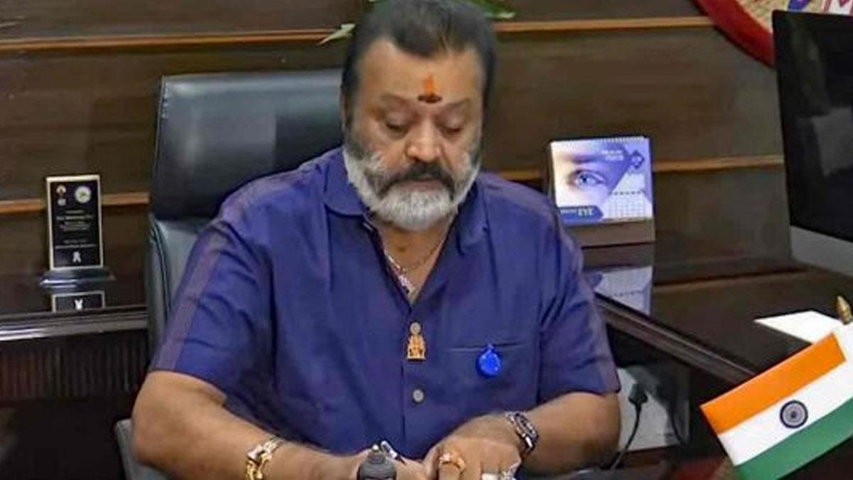 Union-Minister-of-State-for-Tourism,-Suresh-Gopi