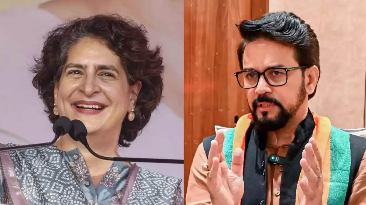 Priyanka-Gandhi-Anurag-Thakur