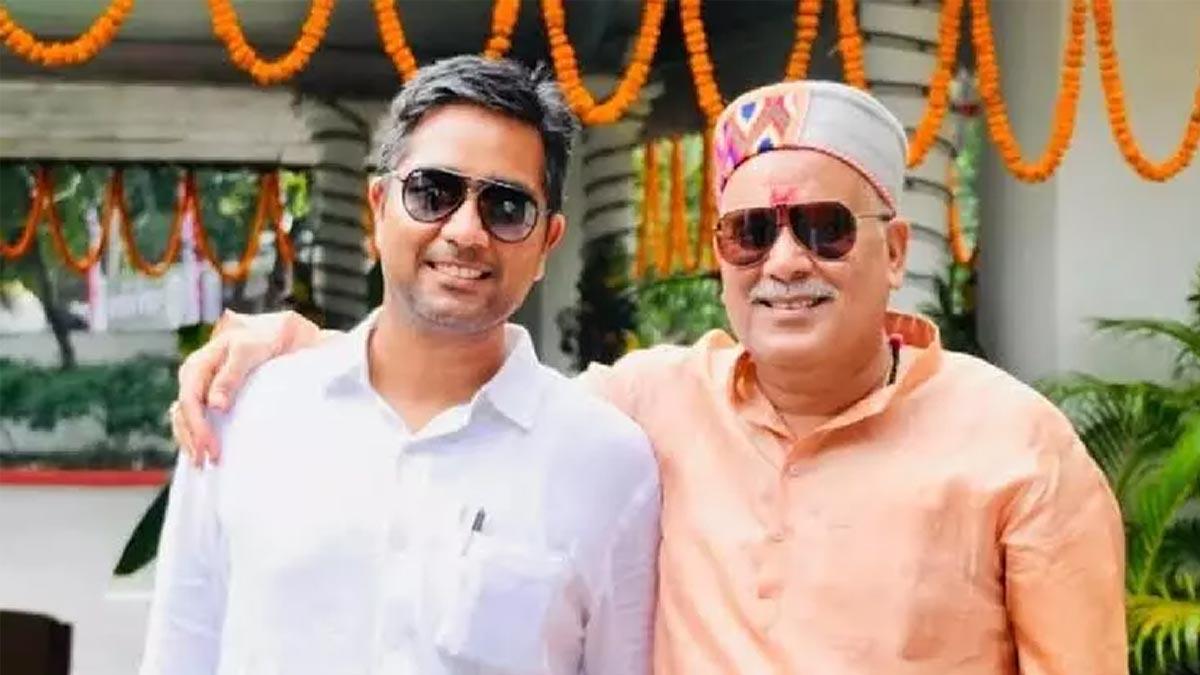 Bhupesh-Baghel-and-his-son