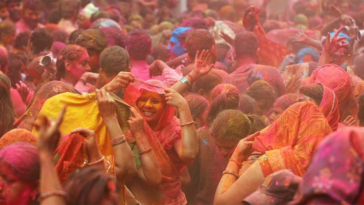 Holi Celebrated at Sambhal's Kartikeya Mahadev Temple for the First Time in 46 Years
