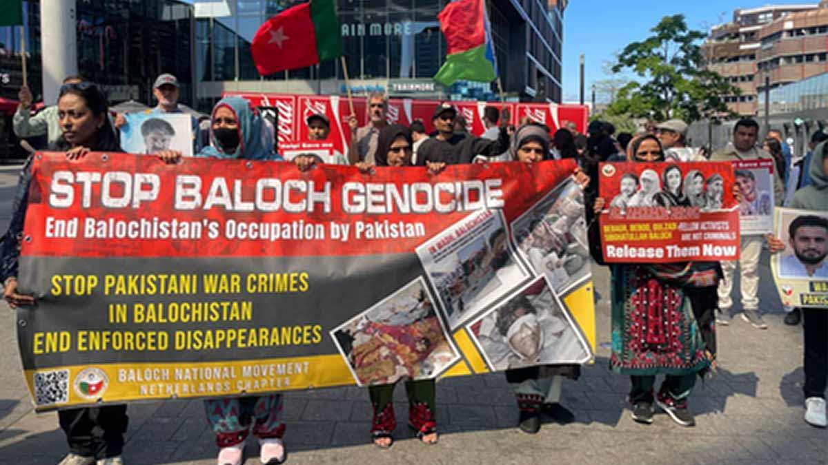 Protest in Netherlands Condemns Pakistan's 'Kill and Dump' Policy, Calls to End Baloch Genocide
