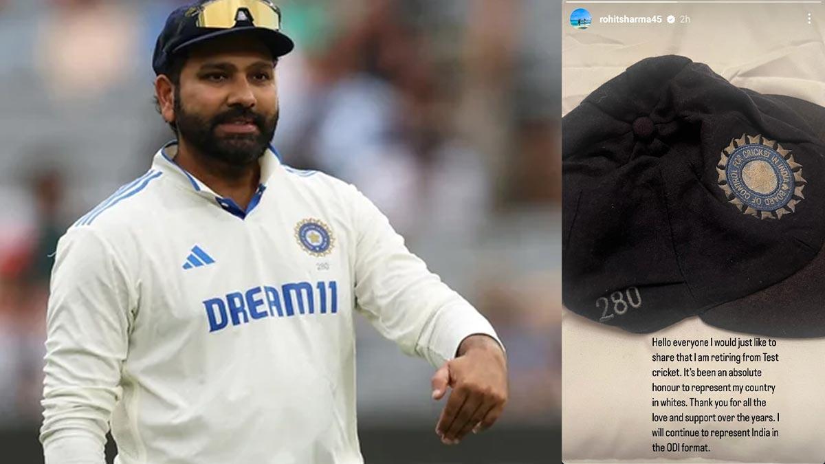 Rohit Sharma Announces Test Retirement, Will Continue in ODIs