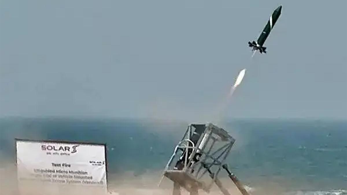 Watch| India Successfully Test-Fires Indigenous 'Bhargavastra' System to Neutralize Drone Swarmsac