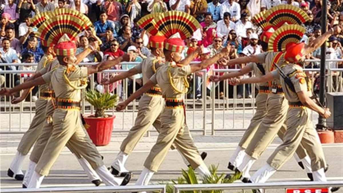 Beating Retreat Ceremony Resumes at Three Punjab Border Posts Amid Security Measures