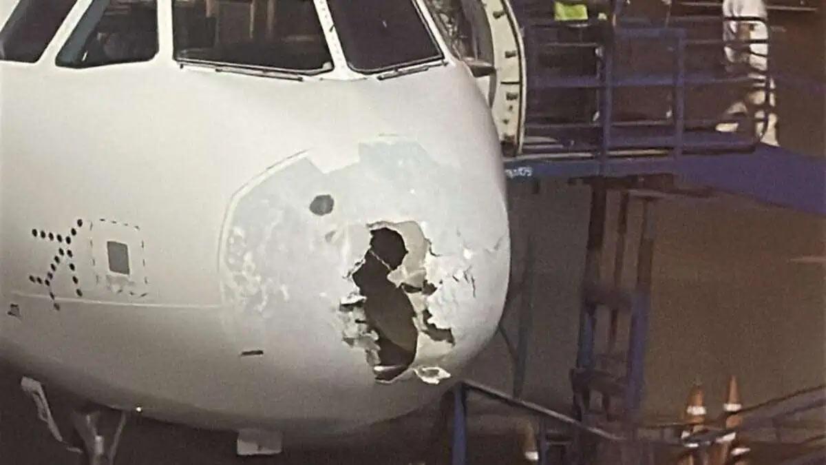 Watch| Srinagar-Bound IndiGo Flight Hits Hailstorm; Passengers Report Narrow Escape