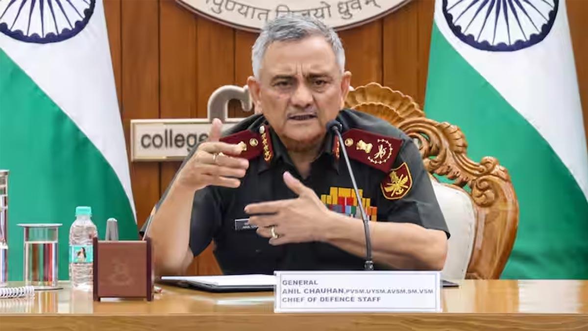 CDS Gen Chauhan Confirms Aircraft Loss in Clashes with Pakistan, Highlights India’s Precision Strikes