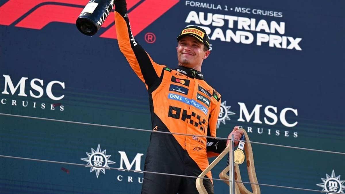 Lando Norris Clinches Austrian Grand Prix Victory, Piastri and Leclerc Follow