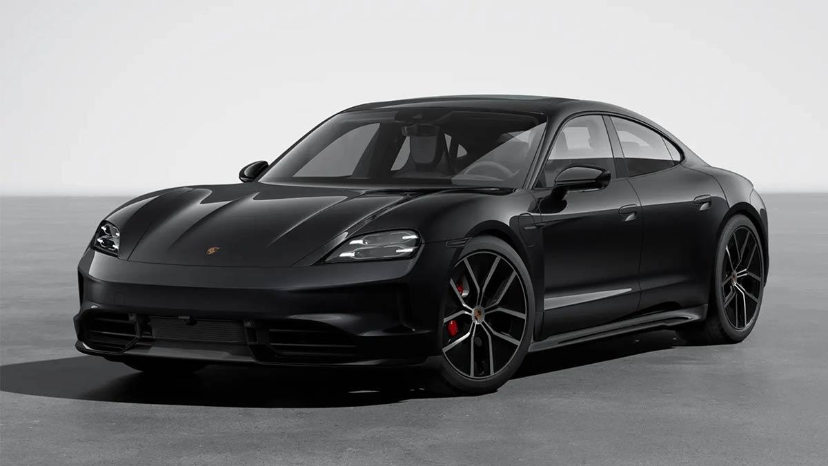 Porsche Unveils Taycan 4S Black Edition in India at ₹2.07 Crore