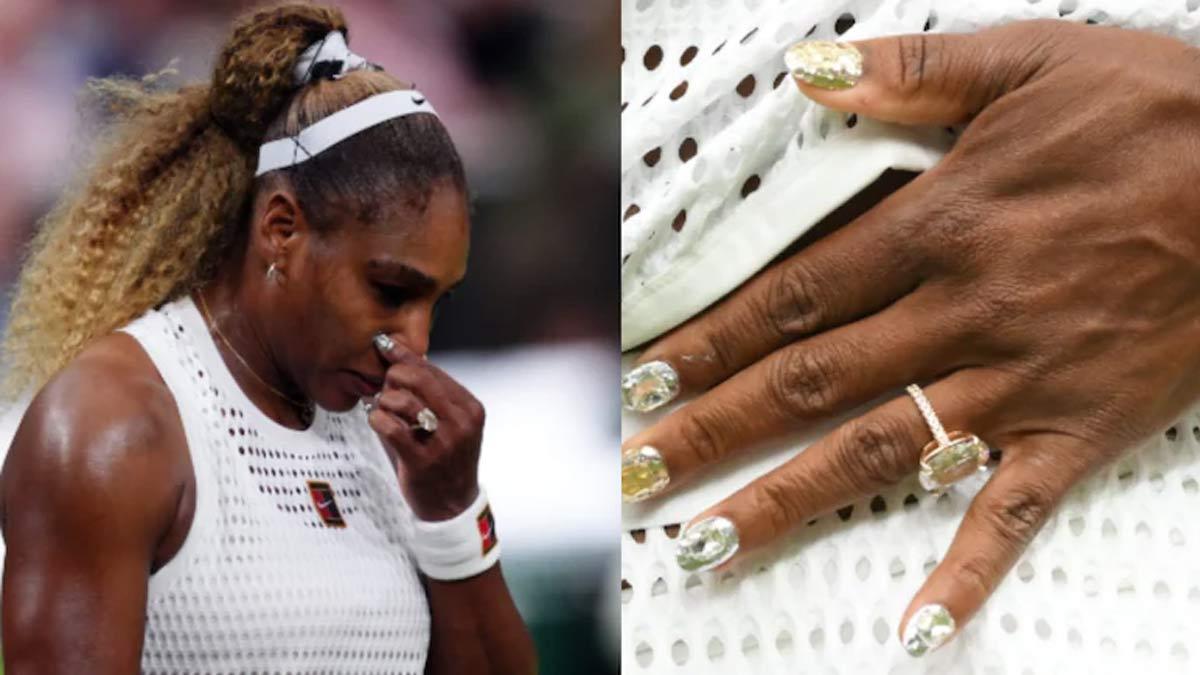 Watch | Serena Williams’ $3 Million Ring and Diamond Manicure Turn Heads at Wimbledon