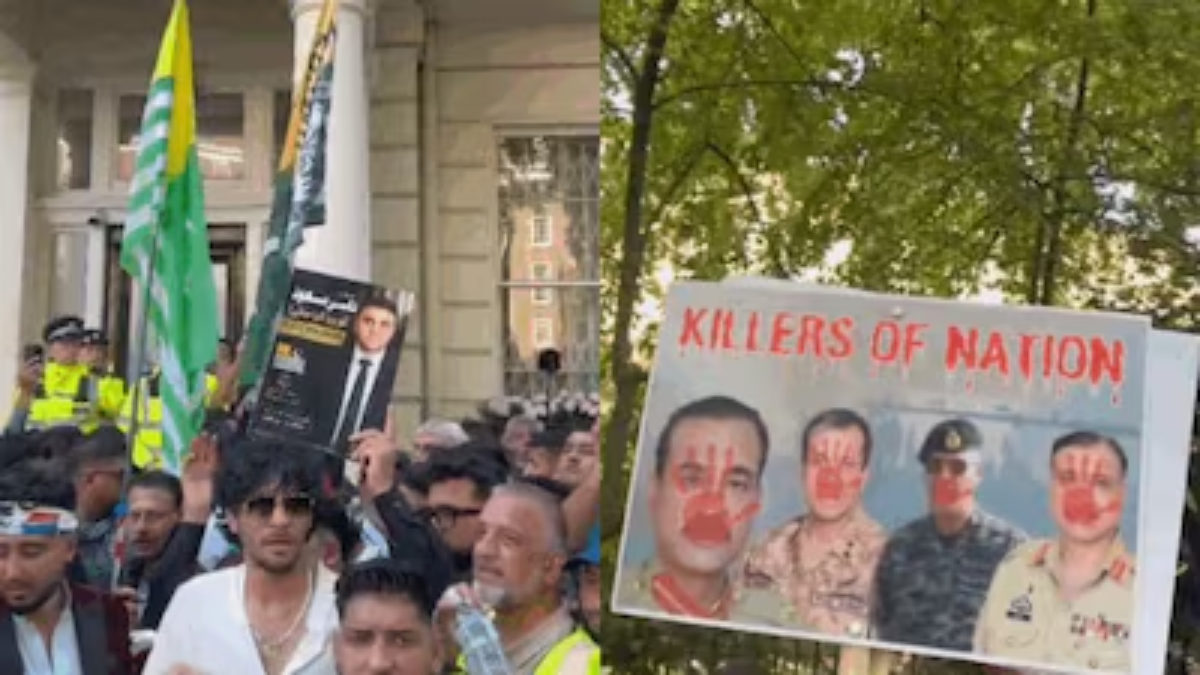 'Ye Jo Dehshat-Gardi Hai...': Thousands rally in London against Pakistan Army crackdown in PoK