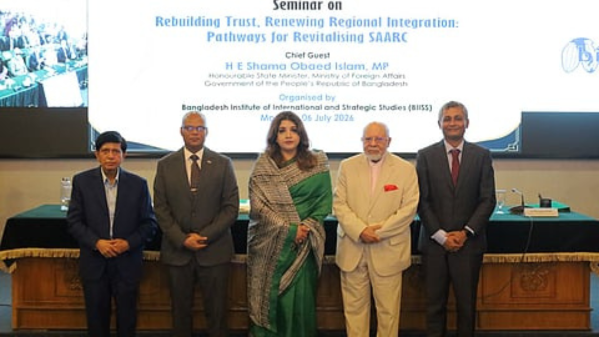 Watch | 'Incorrect Map, J&K Integral Part Of India': Indian Diplomat Rebukes Bangladeshi Counterpart at Seminar