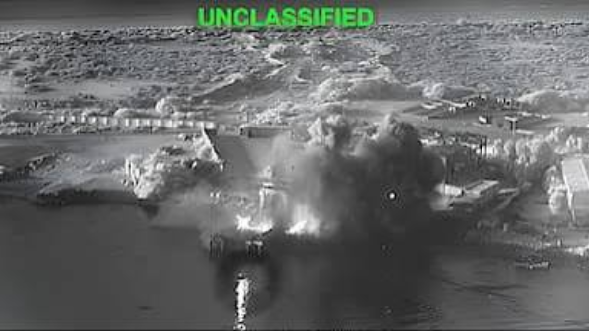 Watch | US Uses Sea Drones To Strike Iranian Submarine Centre For First Time