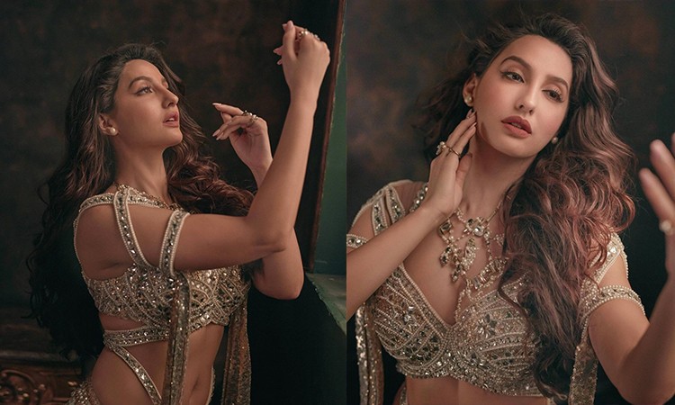 Nora Fatehi’s vintage photoshoot in sizzling ivory outfit is other-worldly