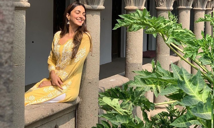 Kiara Advani mesmerises in sequinned yellow sharara