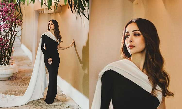 One Shoulder Mesh Bandage Dress | Black Bodycon Gown main image 0